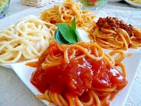 イタリア色★4種の贅沢パスタ